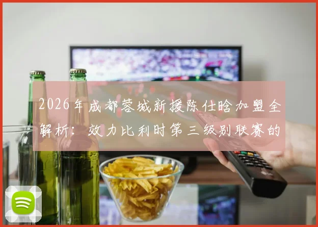 2026年成都蓉城新援陈仕晗加盟全解析：效力比利时第三级别联赛的中国留洋前锋实力如何？